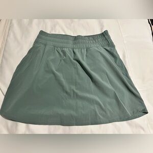 Casual Green Women's Skirt